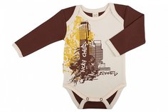 Боди Lucky child Улицы 16-19 белый р. 62