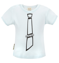 Футболка детская Lucky child Джентельмен 3-26к голубая р.92