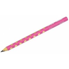 Чернографитный карандаш для графики, розовый корпус, утолщенный Lyra