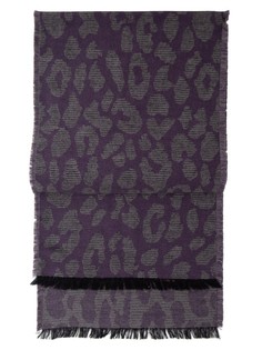 Шарф мужской Eleganzza JB42-6034 фиолетовый/серый