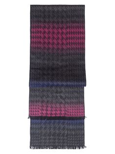Шарф мужской Labbra LJG34-360 фиолетовый/серый