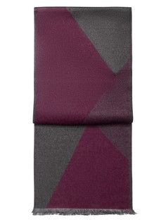 Шарф мужской Labbra LJG34-763 фиолетовый/серый
