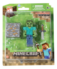 Фигурка персонажа 1TOY Minecraft Зомби