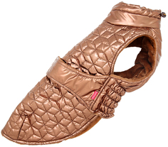 Попона для собак FOR MY DOGS, унисекс, коричневая, FW792-2019 T ТМ1