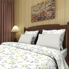 Комплект постельного белья двуспальный "Цветной горошек", Трехгорная мануфактура