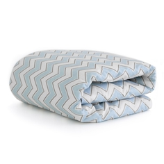 Конверт-одеяло UNDER the BLANKET 105х105 бело-голубой BW105105BZ