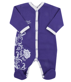 Комбинезон детский Lucky Child Нежность 15-1 фиолетовый р. 68