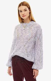 Свитер женский ICHI фиолетовый