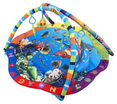 Развивающий коврик Leader Kids Подводный мир LK80701 с подвесными игрушками