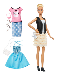 Кукла Barbie и набор одежды DTD96 DTF07