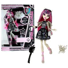Кукла Monster High Рошель Гойл - Базовая с питомцем X3650
