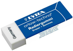 Ластик "Orlov-Techno Eraser", белый Lyra