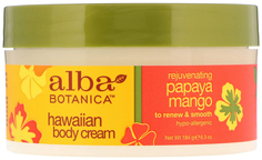 Крем для тела Alba Botanica Natural Hawaiian Body Cream Rejuvenating Papaya Mango 184 мл