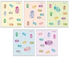 Тетрадь "Забавные отпечатки" А5, 48 листов, в клетку, в ассортименте Канц Эксмо