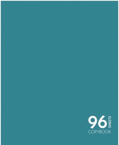 Тетрадь "Сияние цвета, Елово-зеленый" А5, 96 листов, в клетку Канц Эксмо