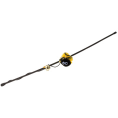 Игрушка для кошек V.I.Pet Дразнилка-удочка Пчёлка с колокольчиком