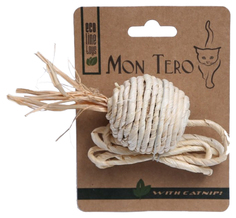 Игрушка для кошек Мон Теро ЭКО ХНС-2146 Мячик с хвостиком Mon Tero