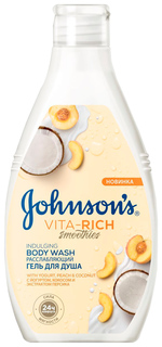 Лосьон для тела Johnson`s Vita-Rich с йогуртом, кокосом и экстрактом персика 250 мл Johnson’S