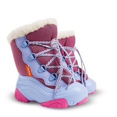 Сапоги Demar snow mar 2 a розовый натуральная овчина шнурки р 26-27