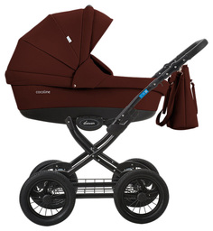 Коляска 2 в 1 AroTeam Cocoline 18 Prima Бордовая кожа УТ0010337