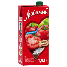 Нектар Любимый спелый томат с морской солью 1.93 л