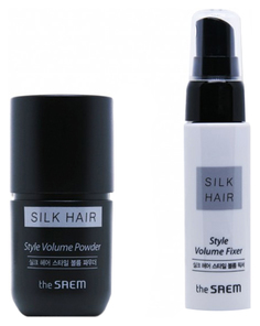 Набор средств для волос The Saem Silk Hair Style Volume Powder Set 01 Natural Black