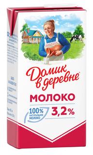 Молоко Домик в деревне ультрапастеризованное 3.2% 500 г