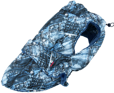 Попона для собак FOR MY DOGS, унисекс, синий, FW799-2019 A1