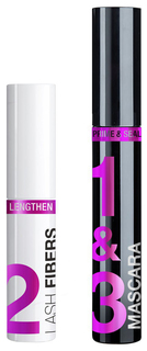 Набор для ресниц Wet n Wild Lash-o-matic Fiber Mascara Extension Kit E1421 Black 11 мл
