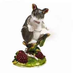 Шкатулка со стразами "Мышка с шишками" BP-22861, 4.5*4*8 см Gift Way