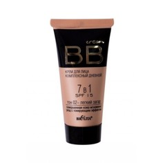 BB крем Белита комплексный дневной 7 в 1 SPF 15 тон 02 легкий загар 30 мл