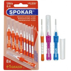 Цилиндрический ершик SPOKAR FLEXI D 0,4 мм, уп 8 шт