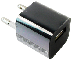 Сетевое зарядное устройство Oxion 1 USB 1A Black
