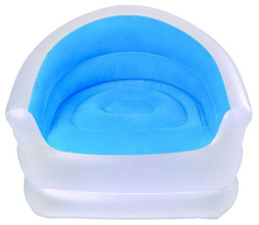 Надувное кресло Relax Easigo Colour-Splash Lounge Chair 94х83х76 Синий/Белый