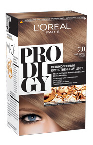 Краска для волос L`Oreal Paris Prodigy тон 7.0 миндаль