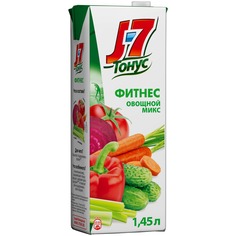 Напиток сокосодержащий фитнес J7 тонус овощной микс с морской солью 1.45 л