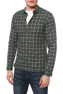Рубашка мужская Tommy Jeans DM0DM04986 396 зеленая XXL