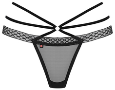Соблазнительные трусики-стринги с дополнительными бретелями (L-XL) Obsessive