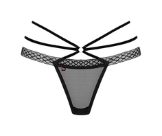 Соблазнительные трусики-стринги с дополнительными бретелями (S-M) Obsessive
