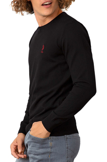 Джемпер мужской U.S. POLO Assn. G081SZ0TK0TD01-BSK8 черный XS