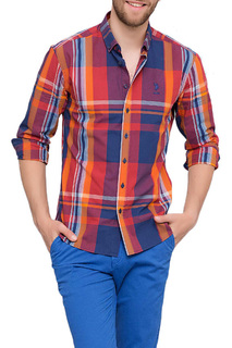 Рубашка мужская U.S. POLO Assn. G081GL0040SHAE VR030 красная M