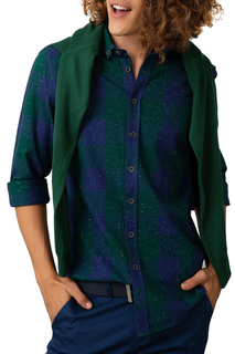 Рубашка мужская U.S. POLO Assn. G081SZ0040CARMITA VR054 зеленая L