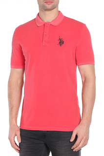 Футболка-поло мужская U.S. POLO Assn. G081SZ0110TJ01IY7 VR030 красная XS