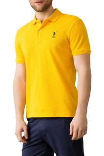 Поло мужское U.S. POLO Assn. G081SZ0110TP04IY8 VR044 желтое XL