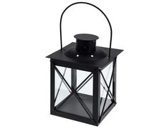 Koopman Подсвечник фонарь Стокгольм 11*8 см черный ADA000200