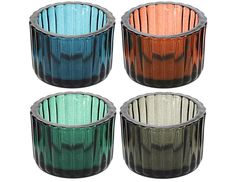 Koopman Набор подсвечников для чайной свечи Скаген, 4 шт, стекло ASH501500