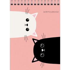 Скетчбук спираль (А6+ 40л 100г/м2) Прятки, ТС6404729 Канц Эксмо