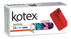 Тампоны Kotex Супер 24 шт