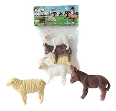 Игровой набор животных Shantou Gepai Farm animal Домашние животные 8 см A003