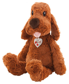 Мягкая игрушка Trudi Коричневая собака, 45 см